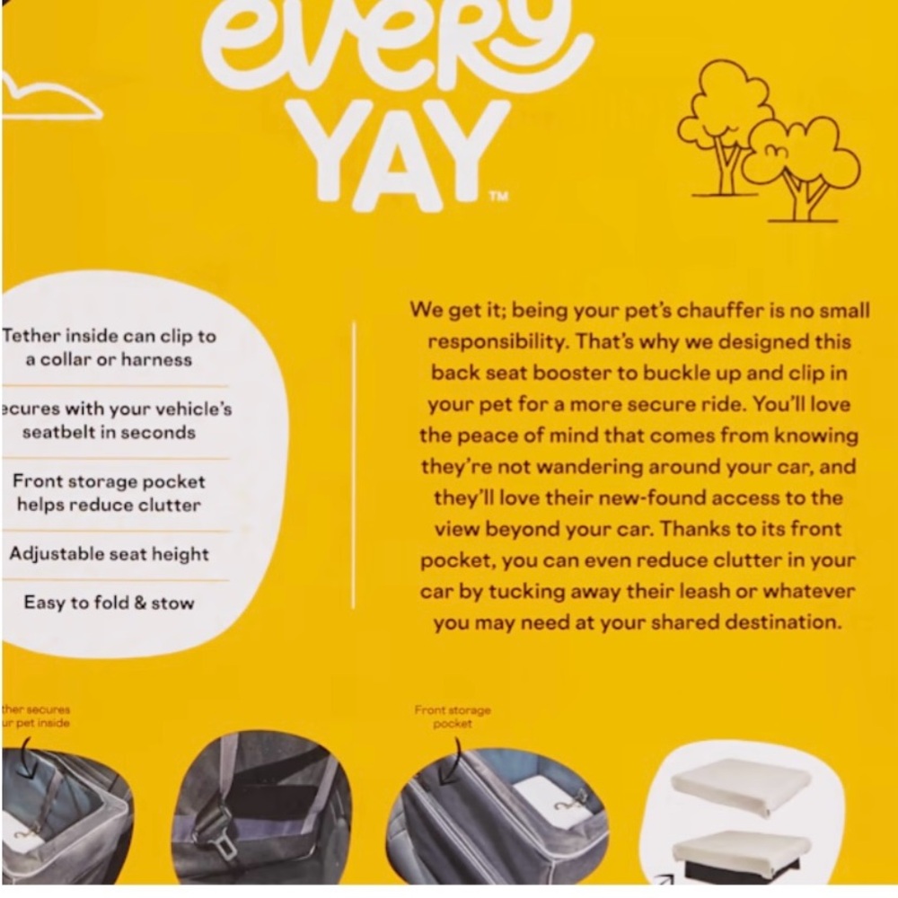 Petco car /booster seat for pets under 25 lbs - Picture 9 of 10
